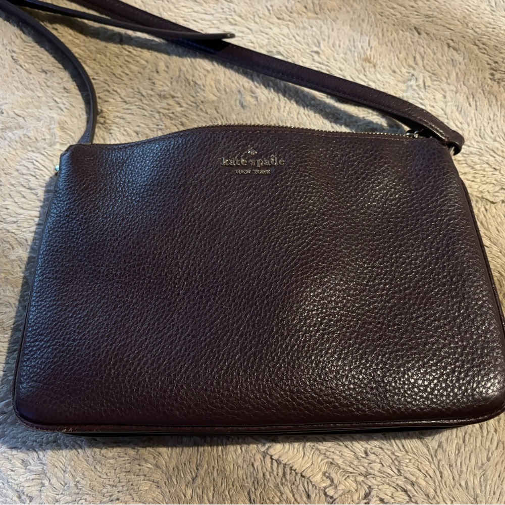 Kate Spade burgundy cross body!